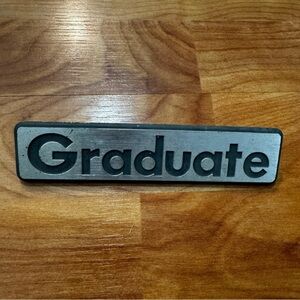 Alfa Romeo Factory S3 SPIDER 2.0 TRUNK SPOILER EMBLEM "Graduate"